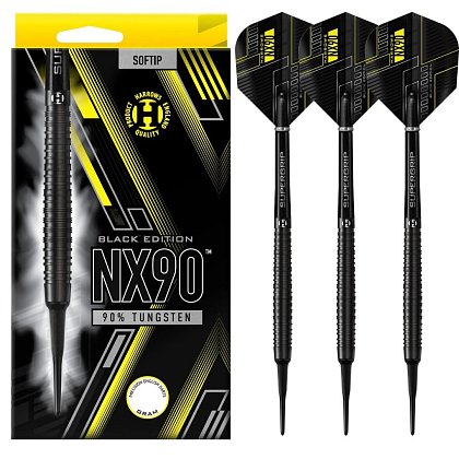 Šipky Harrows NX90 Black Edition 90% soft 16g