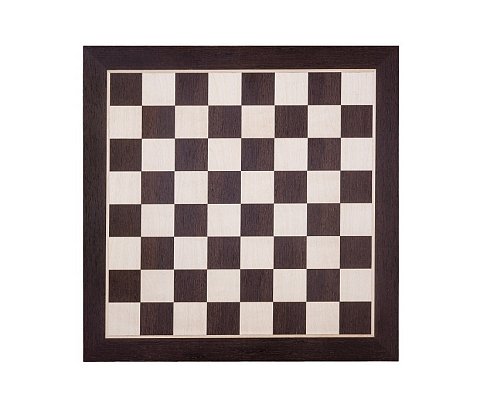 Šachová doska wenge/javor číslo  4 - 44x44 cm, pole 45 mm