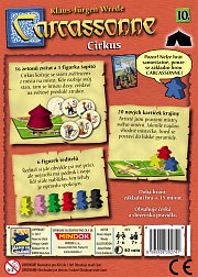  Carcassonne rozšíření 10: Cirkus - zadní strana krabice