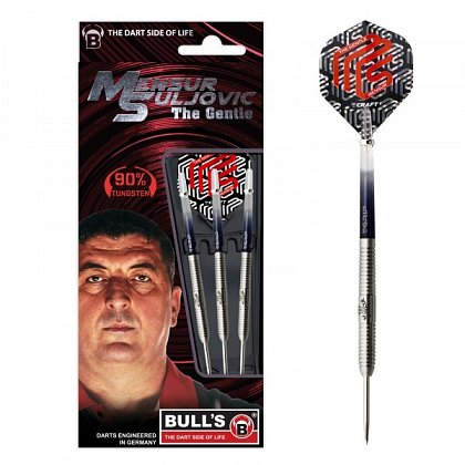 Šipky Bull's steel Mensur Suljovic 90% 21g