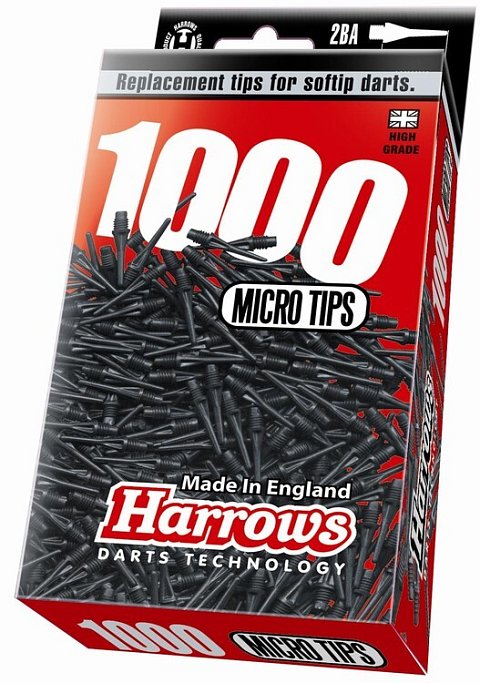 Hroty Harrows Micro soft 2ba 1 000 ks box