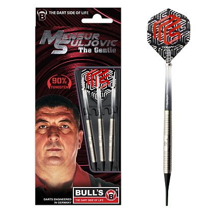 Šipky Bull's soft 90% Mensur Suljović 18g 