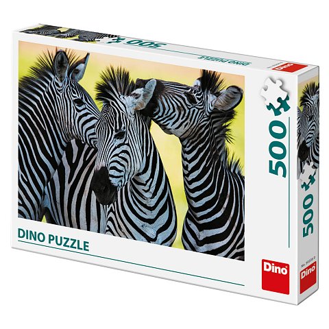 Puzzle - Tři zebry 500