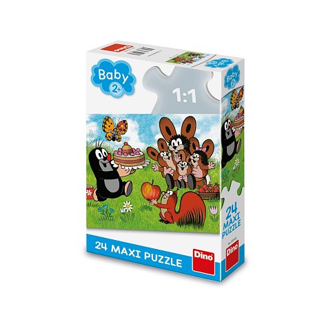 Puzzle Krtek: Narozeniny 24 dílků maxi